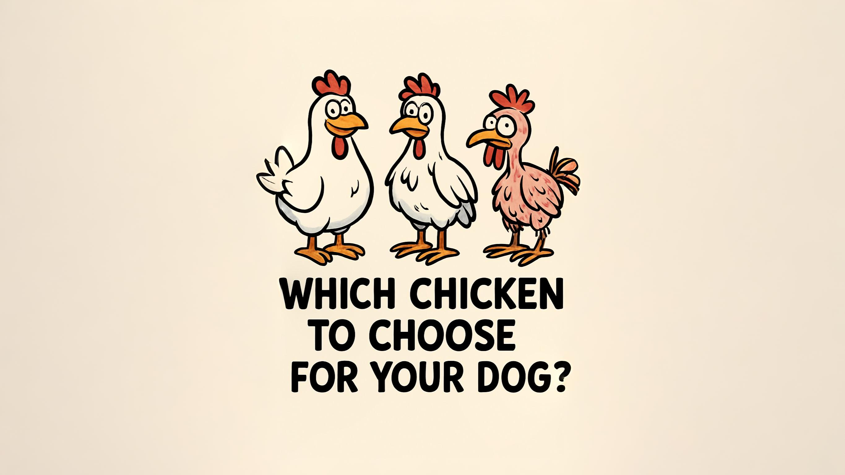 Dog Food Recipes with Videos/Images: Which Chicken Cut Should I Choose for My Dog?